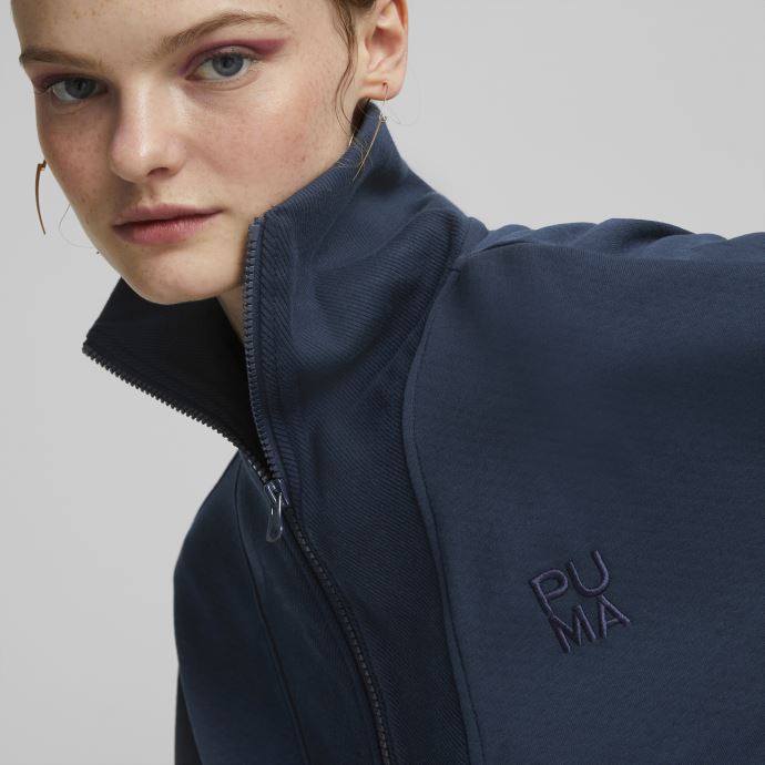 Infuse Sweat Demi-zip Femme Puma Canada Bleu Marine
