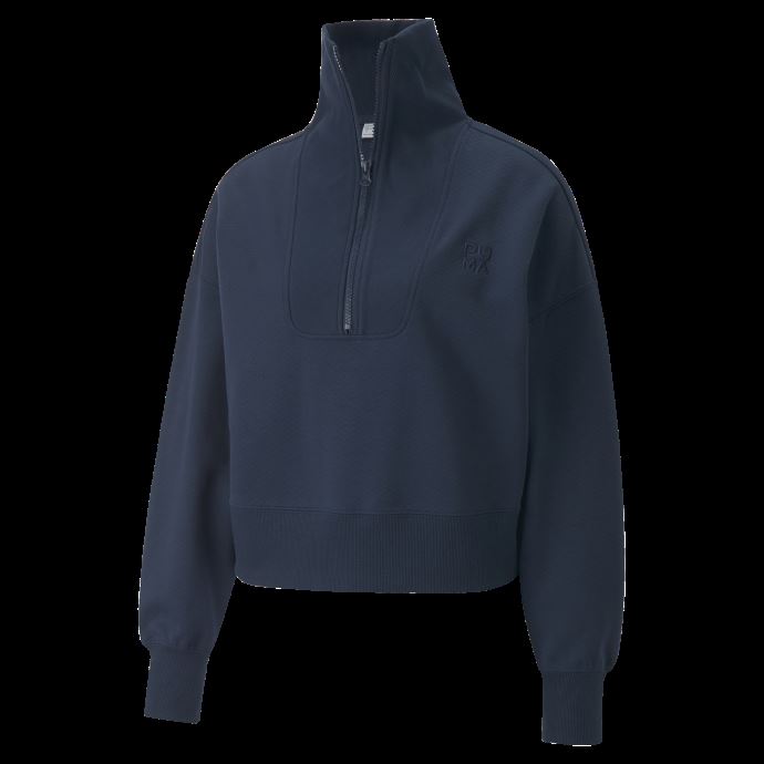 Infuse Sweat Demi-zip Femme Puma Canada Bleu Marine
