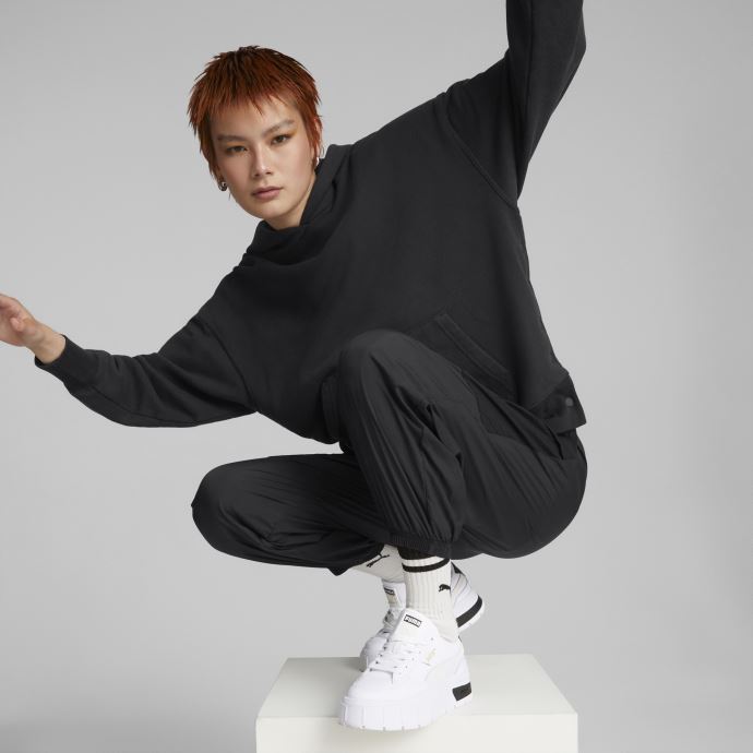 Sweat à Capuche Surdimensionné Infuse Femme Noir Puma Canada
