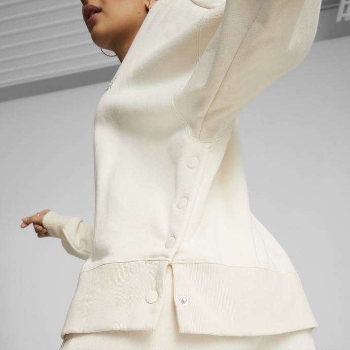 Puma Canada Pristine Infuse Sweat à Col Ras Du Cou Pour Femme