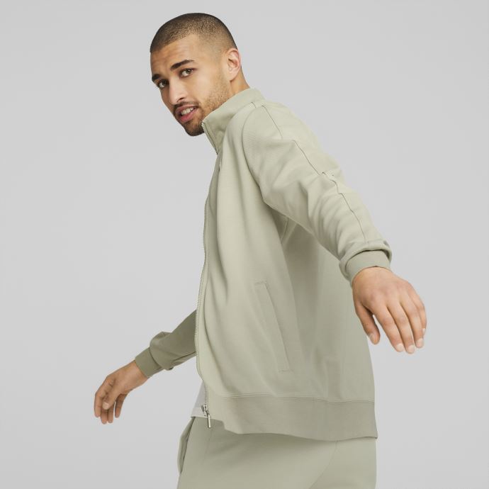 Puma Canada T7 Veste De Survêtement Hommes Caillou Gris