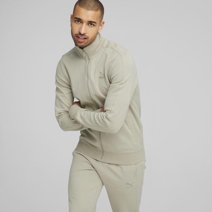 Puma Canada T7 Veste De Survêtement Hommes Caillou Gris
