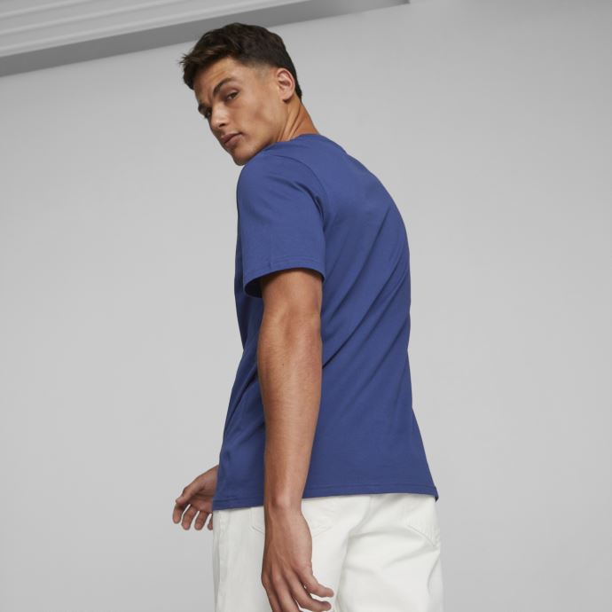 T-shirt Graphique Sportswear By Puma Canada Pour Hommes Bleu Flamboyant