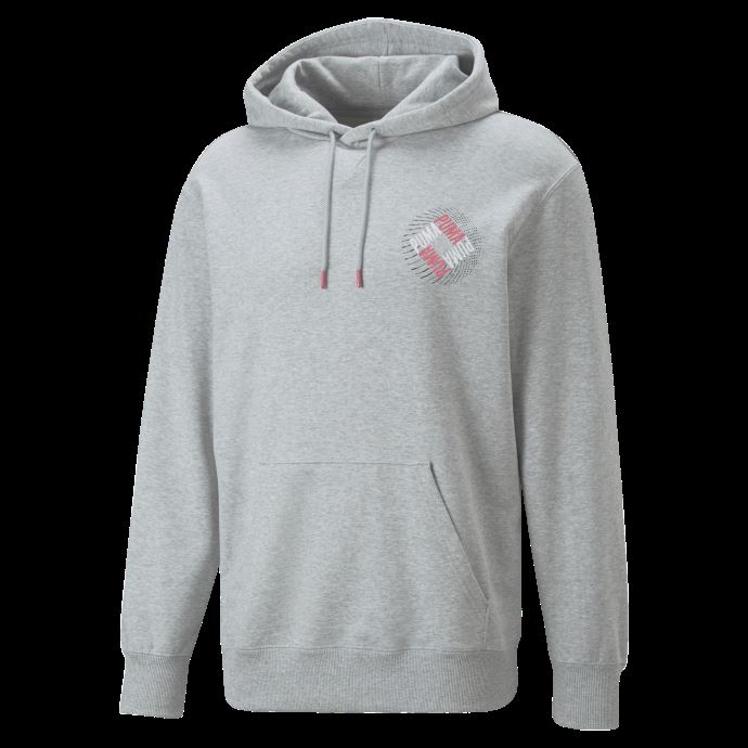 Chandail à Capuchon Graphique Gris Clair Chiné Puma Canada Swxp Pour Hommes
