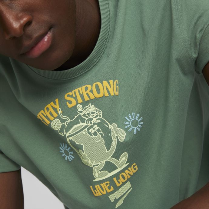 Puma Canada Deep Forest T-shirt Graphique Centre-ville Hommes