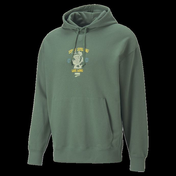 Sweat à Capuche Puma Canada Deep Forest Graphique Centre-ville Pour Hommes
