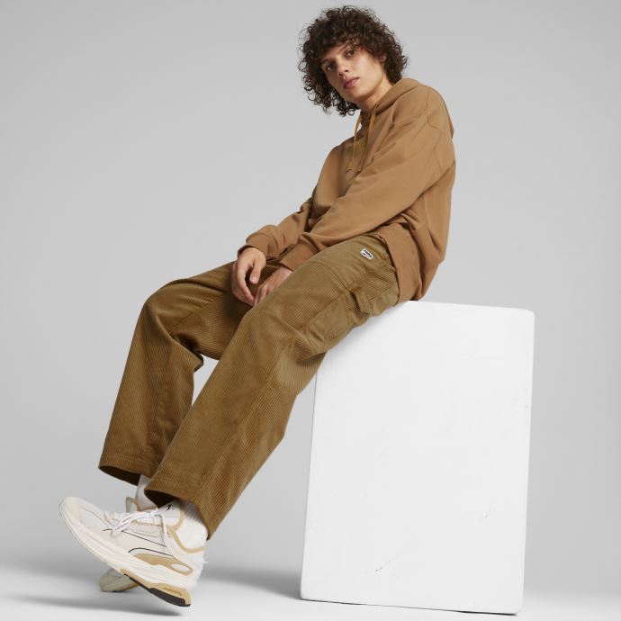 Puma Canada Desert Tan Centre-ville Pantalons En Velours Côtelé Hommes
