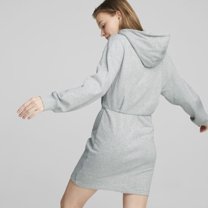 Robe à Capuche Gris Clair Heather Classics Pour Femme Puma Canada
