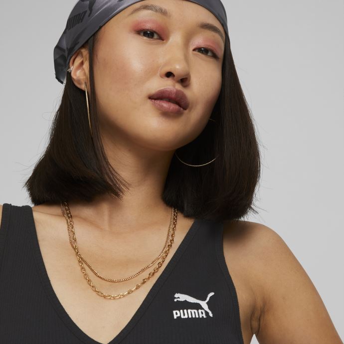 Body Classique Côtelé Femme Puma Canada Noir