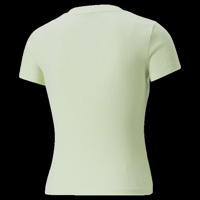 T-shirt Slim Côtelé Pistachio Classics Pour Femme Puma Canada
