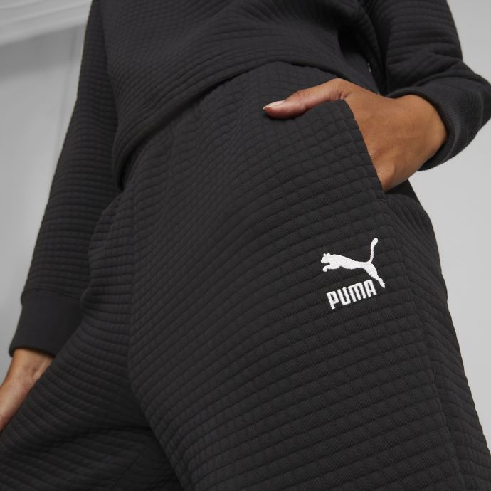 Pantalon De Survêtement Matelassé Classics Femme Noir Puma Canada