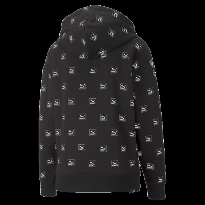 Sweat à Capuche Imprimé Noir Brand Love Pour Femmes Puma Canada