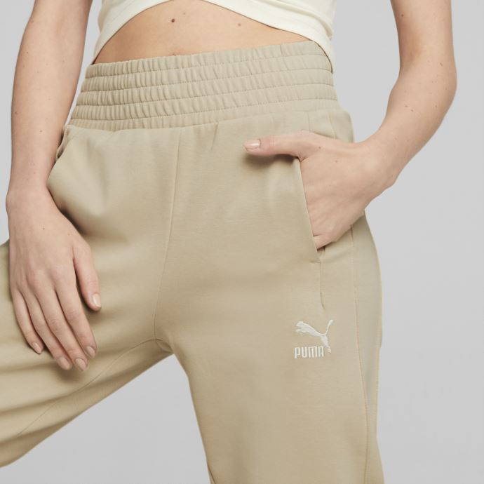 Pantalon Taille Haute Puma Canada T7 Sable Clair Pour Femme

