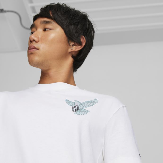 Puma Canada Neymar Jr T-shirt Décontracté Pour Homme Blanc
