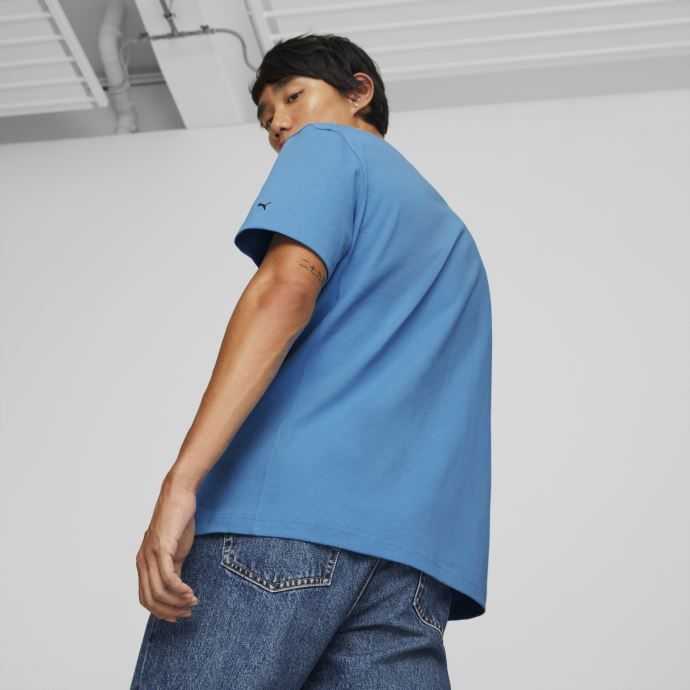 Neymar Jr Tee Shirt Décontracté Homme Puma Canada Bleu Azur