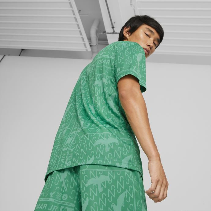 Vert Lutin Puma Canada Neymar Jr Jacquard T-shirt Pour Hommes