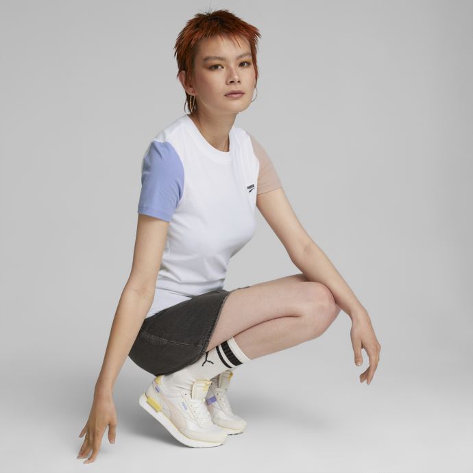 Puma Canada T-shirt Slim Femme Centre-ville Blanc