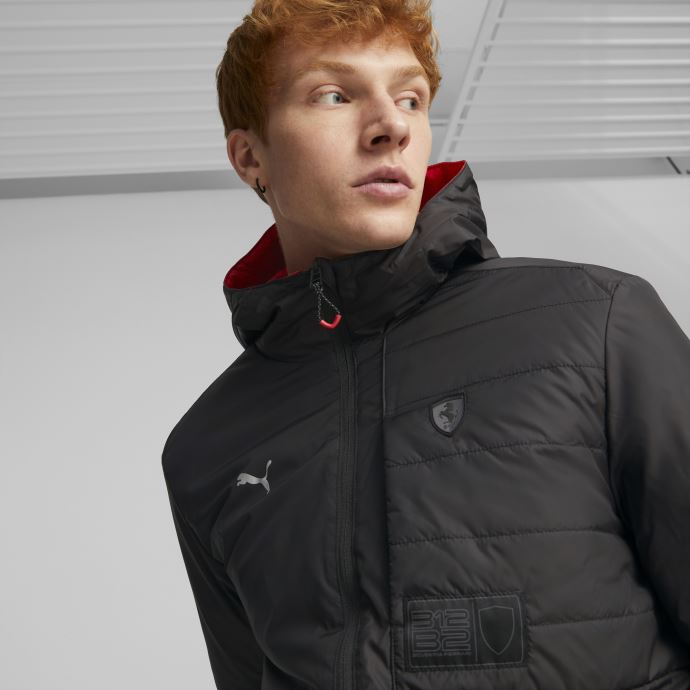 Puma Canada Scuderia Ferrari Veste Réversible Style Hommes Noir