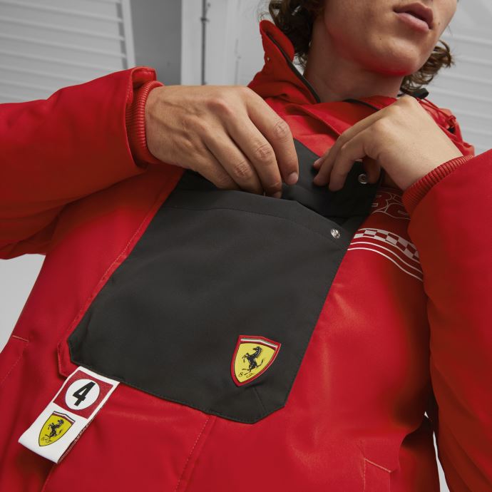 Rosso Corsa Scuderia Ferrari Race Statement Shell Veste Hommes Puma Canada
