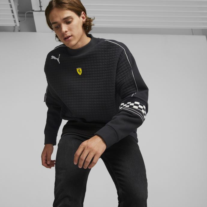 Scuderia Ferrari Race Statement Sweat Ras Du Cou Homme Noir Puma Canada