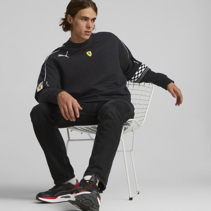 Scuderia Ferrari Race Statement Sweat Ras Du Cou Homme Noir Puma Canada
