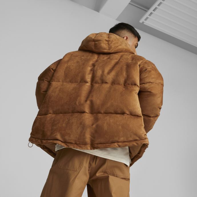 Mmq Faux Cuir Doudoune Puma Canada Desert Tan