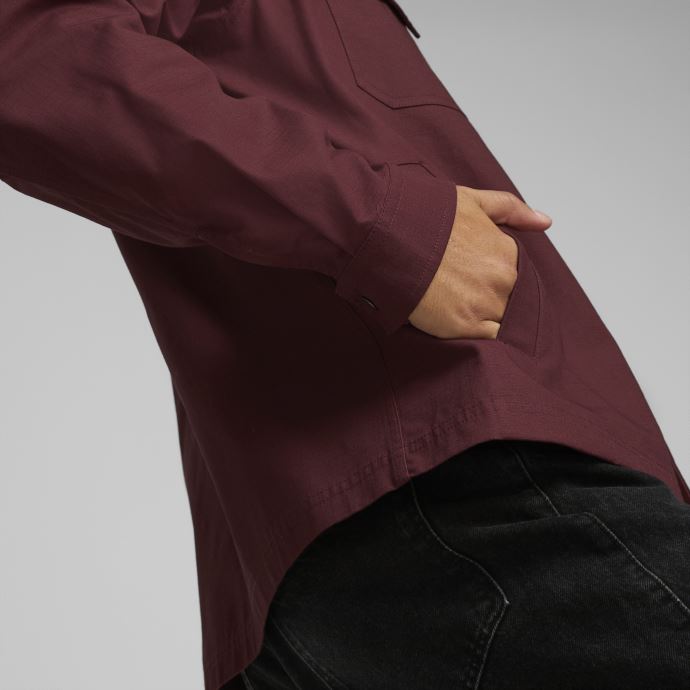 Surchemise Ripstop Puma Canada Mmq Aubergine
