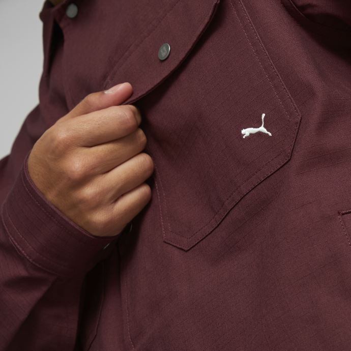 Surchemise Ripstop Puma Canada Mmq Aubergine

