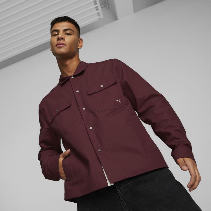 Surchemise Ripstop Puma Canada Mmq Aubergine
