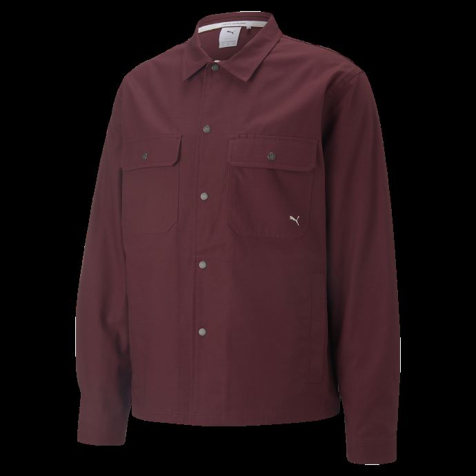 Surchemise Ripstop Puma Canada Mmq Aubergine
