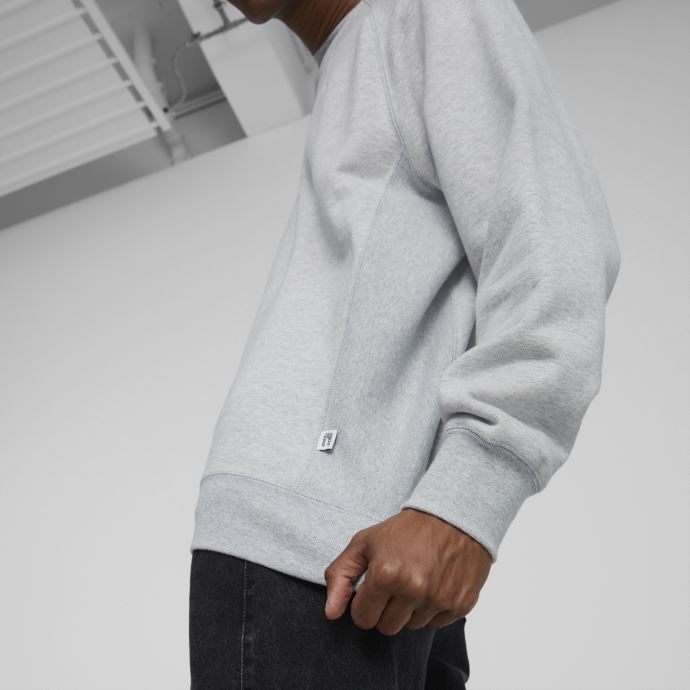 Sweat Ras Du Cou Puma Canada Mmq Gris Clair Chiné