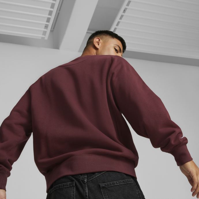 Sweat Ras Du Cou Mmq Aubergine Puma Canada