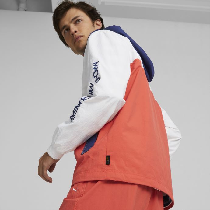 Puma Canada Mmq Sail To Bay Veste Pop Over Légère Saumon