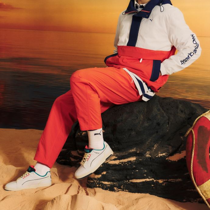 Puma Canada Mmq Sail To Bay Veste Pop Over Légère Saumon
