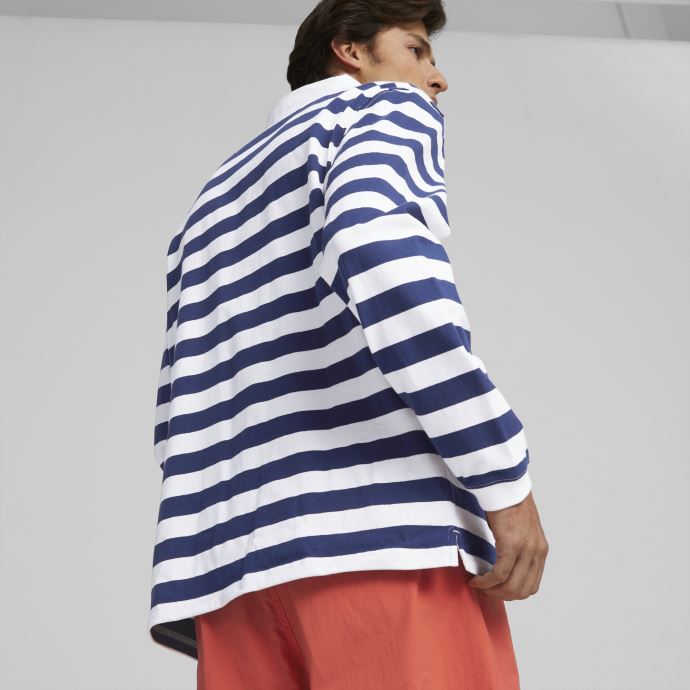 Elektro Blue Mmq Sail To Bay Polo Manches Longues Puma Canada