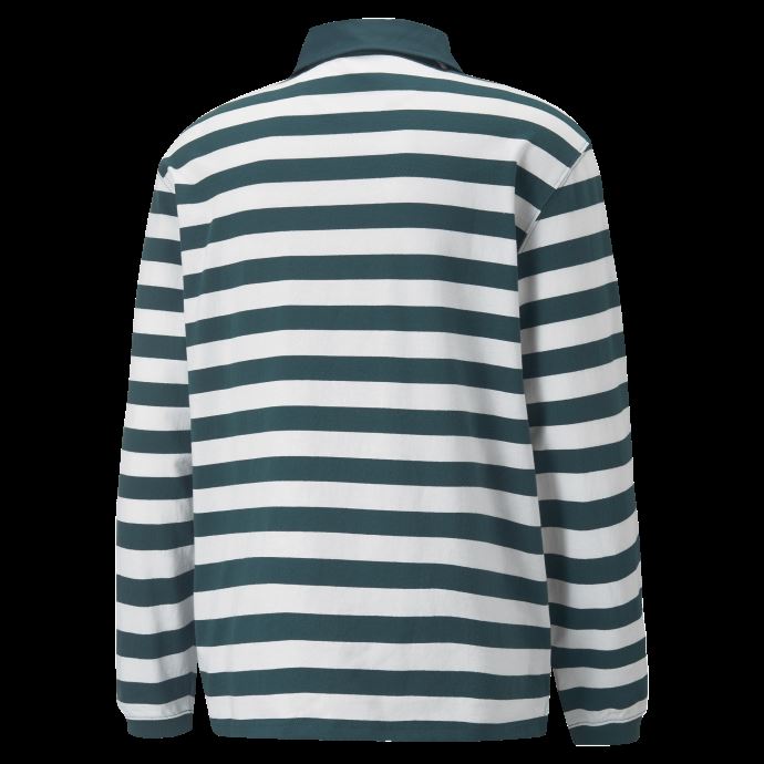 Mmq Sail To Bay Polo Manches Longues Motif Puma Canada Varsity Green
