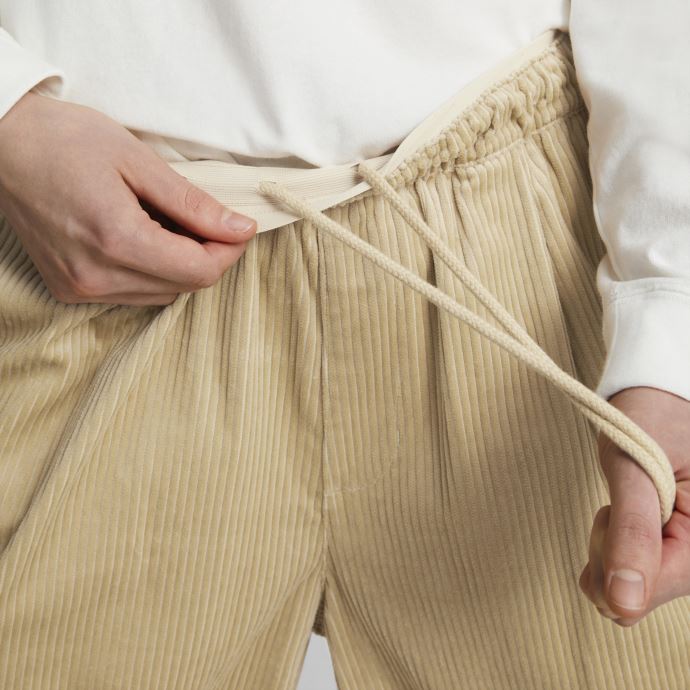 Pantalon Surdimensionné Puma Canada Uptown Sable Clair
