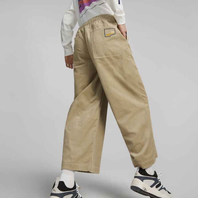 Pantalon Surdimensionné Puma Canada Uptown Sable Clair
