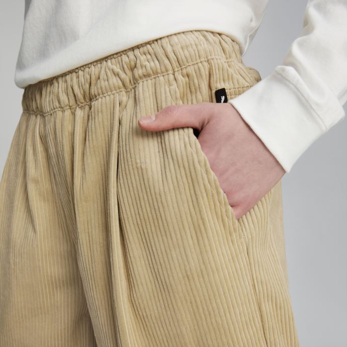 Pantalon Surdimensionné Puma Canada Uptown Sable Clair
