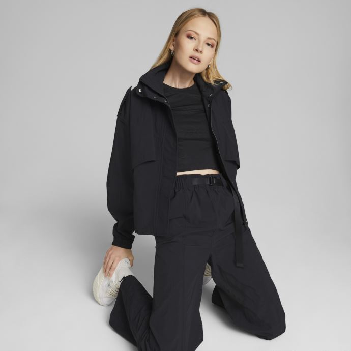 Veste Puma Canada Inland Courte Tissée Pour Femme Noire
