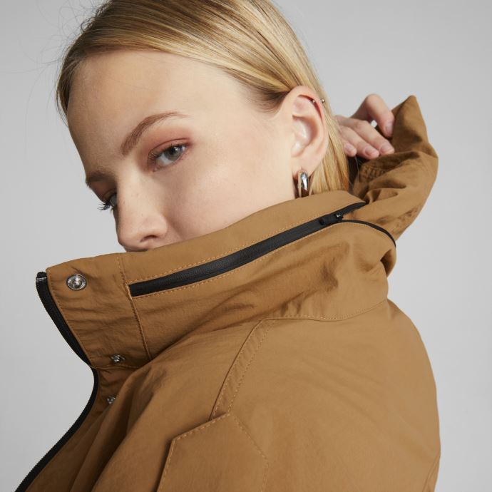 Veste Courte Tissée Femme Puma Canada Inland Desert Tan
