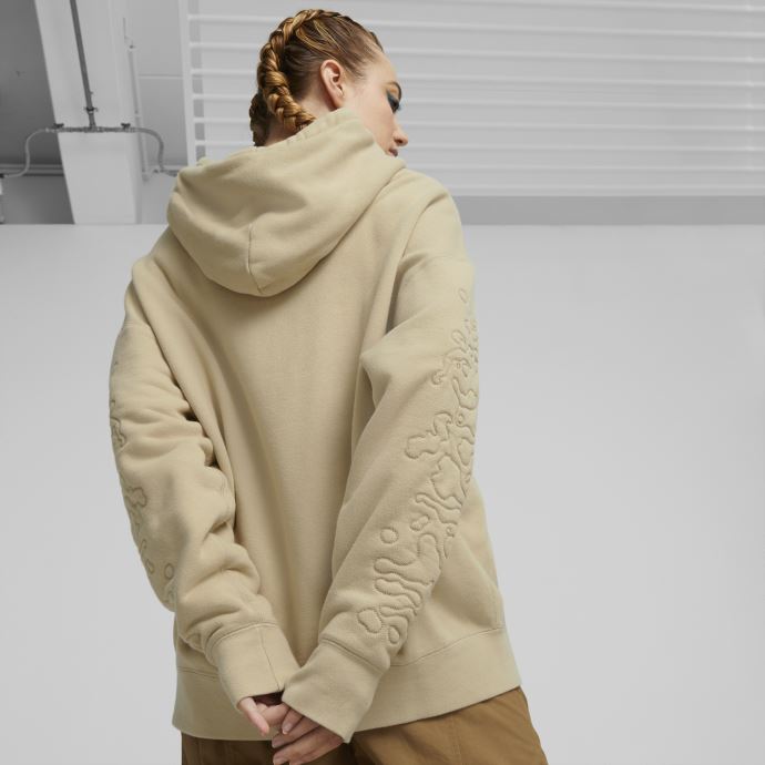 Sweat à Capuche Puma Canada Inland Femme Sable Clair