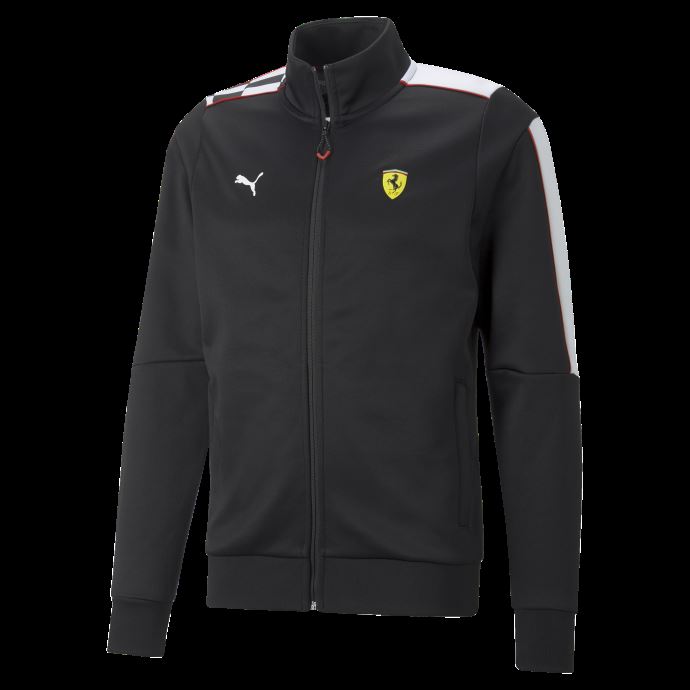Scuderia Ferrari Race Mt7 Veste De Survêtement Pour Hommes Noir Puma Canada
