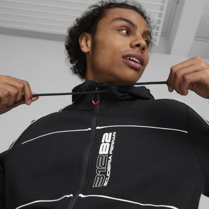 Puma Canada Scuderia Ferrari Race Hooded Motorsport Sweat Veste Hommes
