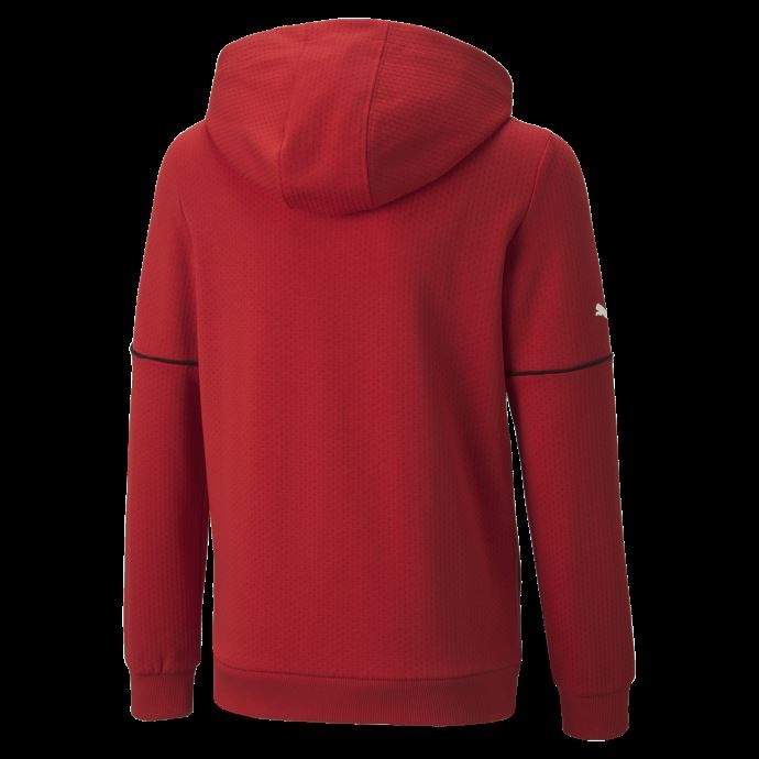 Rosso Corsa Puma Canada Scuderia Ferrari Race Sweat à Capuche Veste Jeunesse