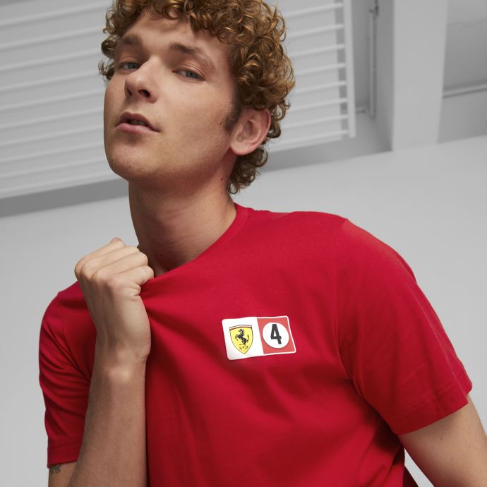 Scuderia Ferrari Shield T-shirt Homme Puma Canada Rosso Corsa
