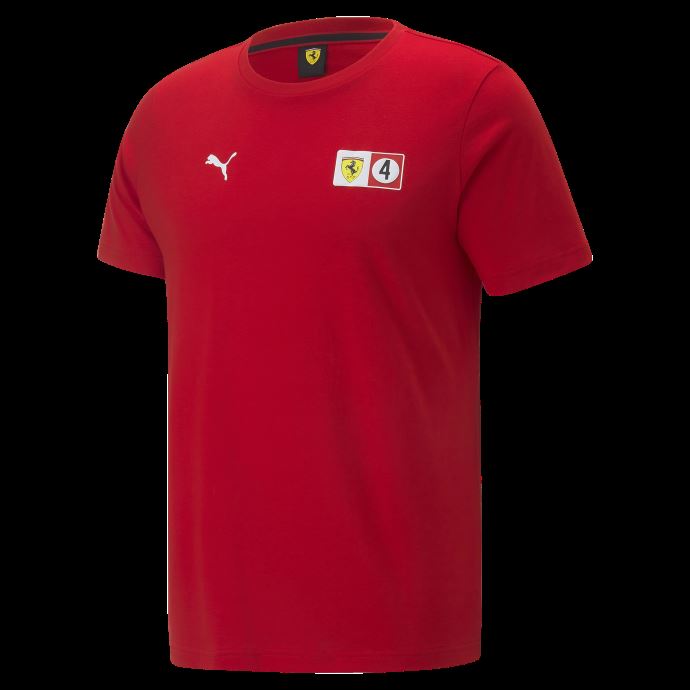 Scuderia Ferrari Shield T-shirt Homme Puma Canada Rosso Corsa
