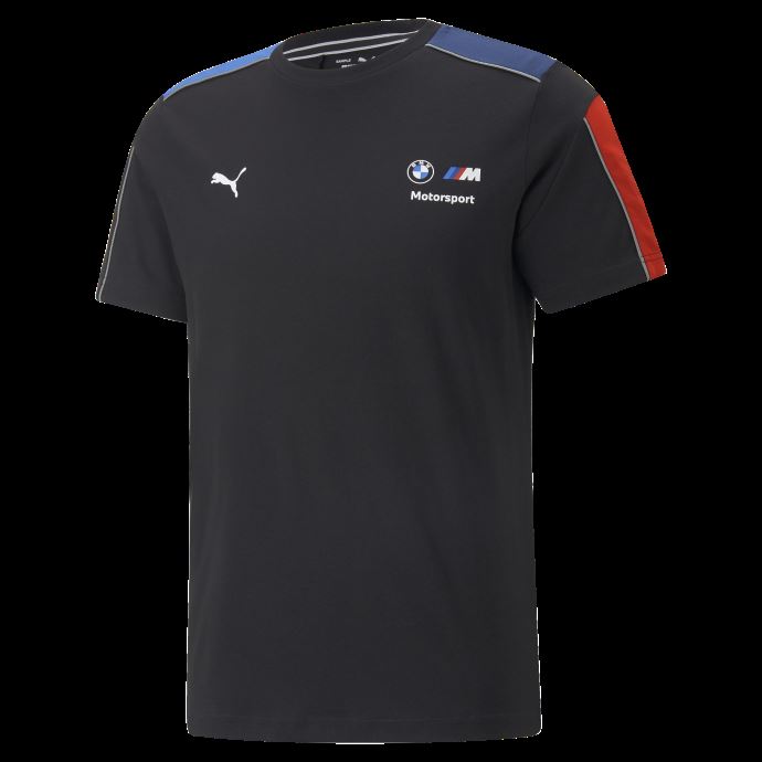 Coton Noir-m Couleur Puma Canada Bmw M Motorsport Mt7 Tee Hommes
