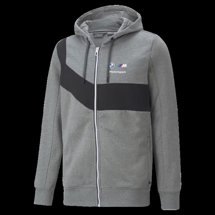 Veste Sweat à Capuche Bmw M Motorsport Gris Moyen Chiné Hommes Puma Canada
