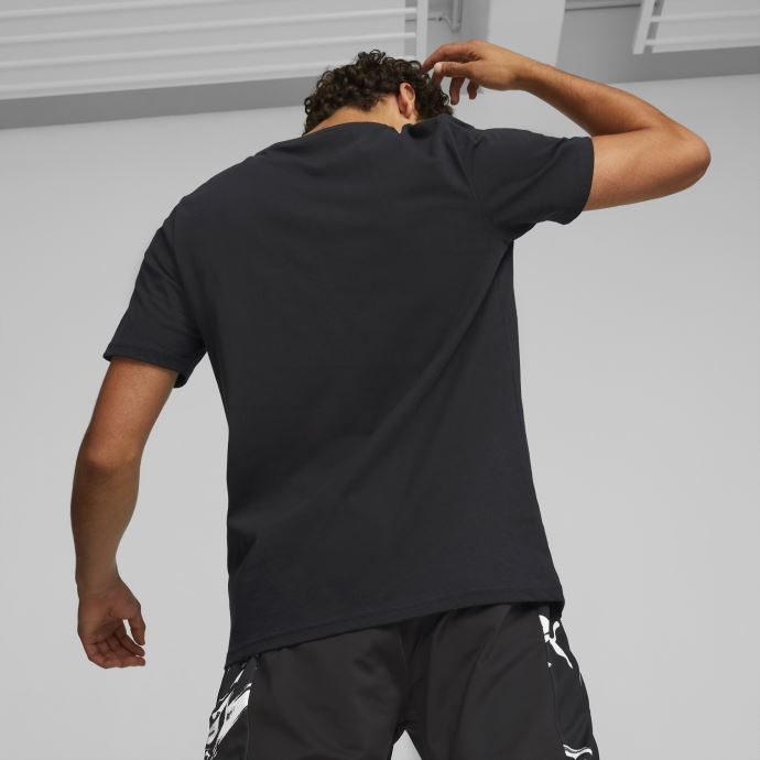 Puma Canada Rkdo Logo Manches Courtes Esports T-shirt Hommes Noir